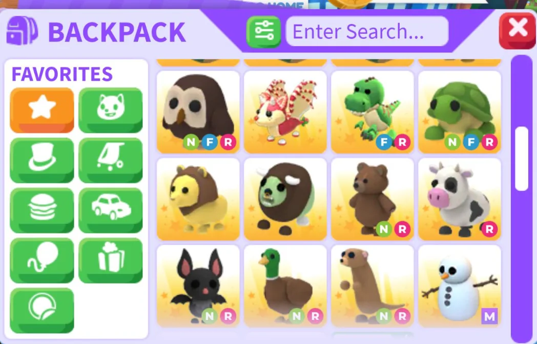 Adopt Me inventory