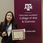 Vivian as a NAAS and AJAS Fellow after winning 1st in Engineering