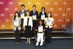 Vivian at the ISEF Shanghai Science Association special awards