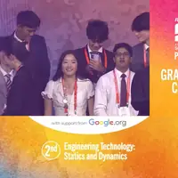 Vivian at the Regeneron ISEF Grand Awards Ceremony