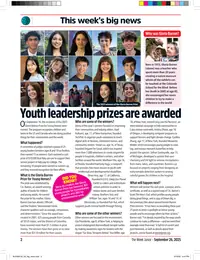 Vivian featured in The Week Junior for the Barron Prize