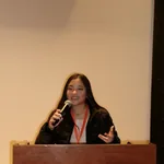 Vivian speaking at Princeton University